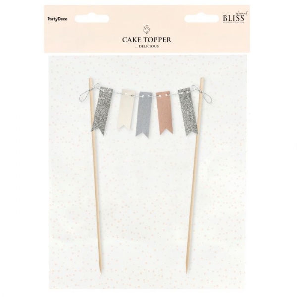 Cake Topper - Bunting Garland